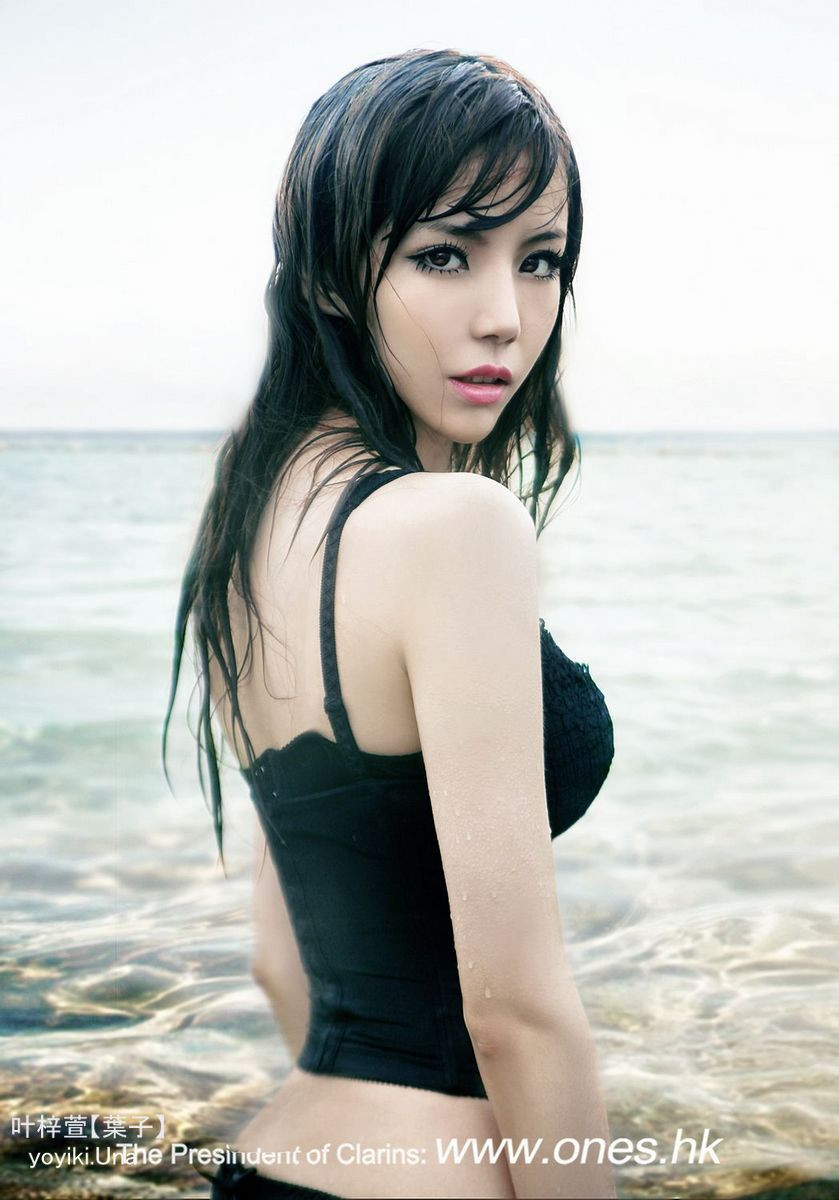 海滩黑色性感 叶梓萱纯爱写真