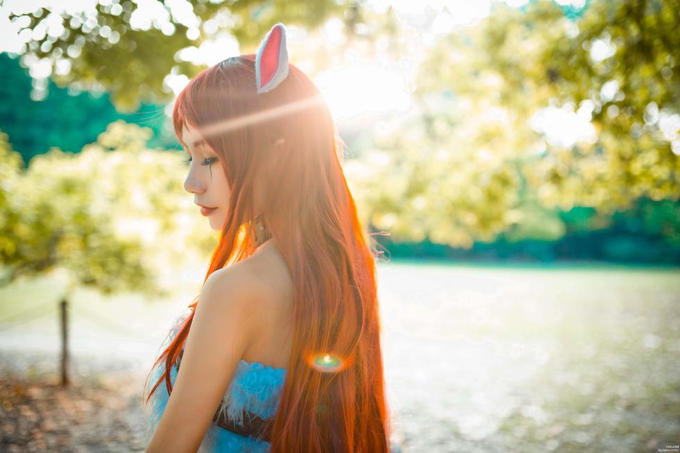 LOL猫女卡特琳娜COS 魅影妖娆性感撩人